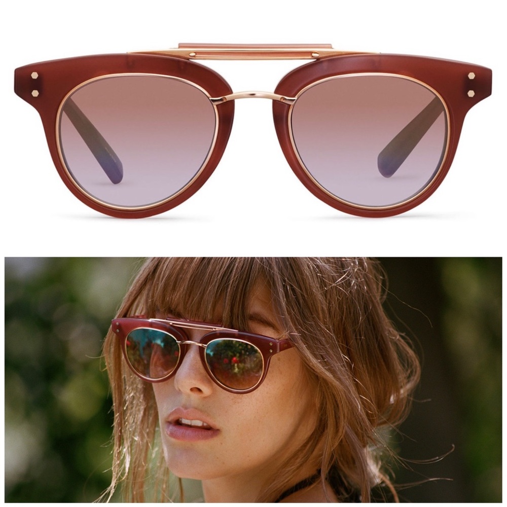 Garrett Leight Brown Sunglasses